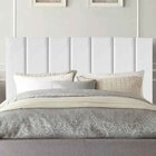 Cabeceira Solteiro Estofada Para Cama Box Carla 90 Cm Corino