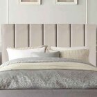 Cabeceira Solteiro Estofada Para Cama Box Carla 90 Cm Suede B