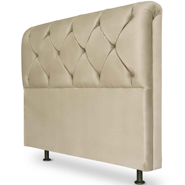 Cabeceira Solteiro Estofada Para Cama Box Daiana 90 Cm Suede