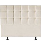 Cabeceira Solteiro Estofada Para Cama Box Espanha 90 Cm Suede