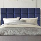 Cabeceira Solteiro Estofada Para Cama Box Espanha 90 Cm Suede