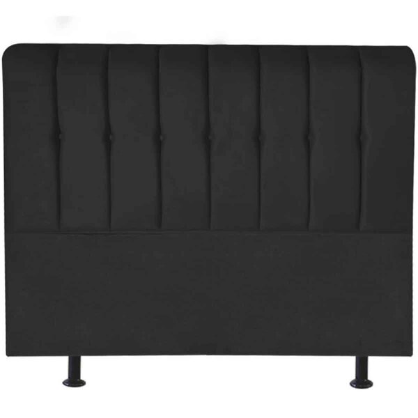 Cabeceira Solteiro Estofada Para Cama Box Kiara 90 Cm Suede P