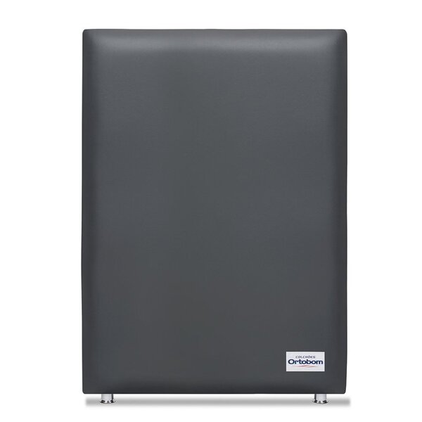 Cabeceira Solteiro Estofada Sena Ortobom Cinza