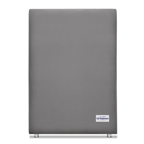 Cabeceira Solteiro Estofada Sena Ortobom Cinza