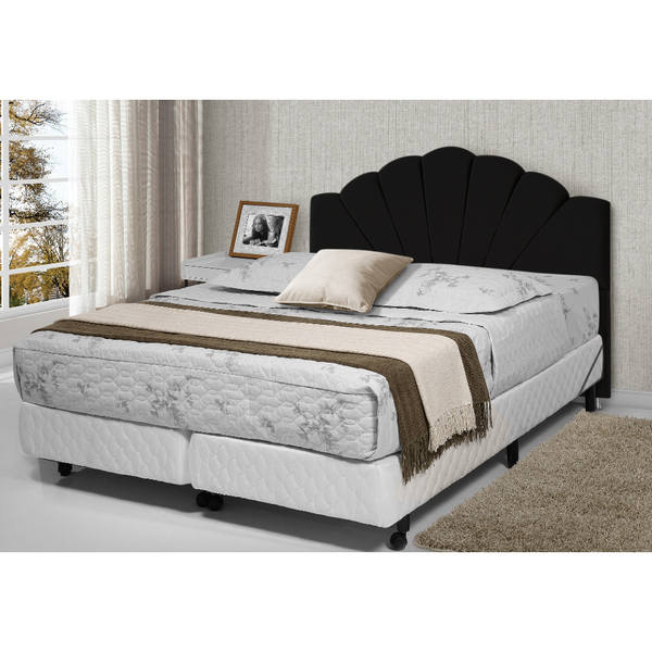 Cabeceira Solteiro Flora 0,88 Preto