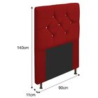 Cabeceira Solteiro França A05 C/ Strass 90 Cm Para Cama Box S