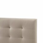 Cabeceira Solteiro Full Genebra Linho Bege