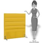 Cabeceira Solteiro Greta 90cm Corano Amarelo - D'monegatto