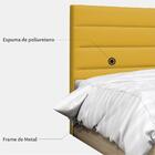 Cabeceira Solteiro Greta 90cm Corano Amarelo - D'monegatto