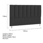 Cabeceira Solteiro Hannover P04 100 Cm Suede - Amarena Móveis