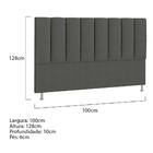 Cabeceira Solteiro Hannover P04 100 Cm Suede - Doce Sonho Móv