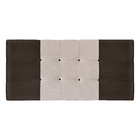 Cabeceira Solteiro Jbe Moveis Nina 94cm Marrom/bege Para Cama