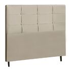 Cabeceira Solteiro Jbe Moveis Style 94cm Bege Para Cama Box 8