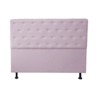 Cabeceira Solteiro Juliana 90cm Para Cama Box Suede Lilás - D