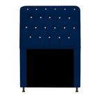 Cabeceira Solteiro Lady A05 C/ Strass 90 Cm Para Cama Box Cor