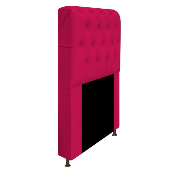 Cabeceira Solteiro Lady A05 C/ Strass 90 Cm Para Cama Box Cor