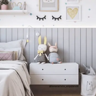 Cabeceira Solteiro Lambri Mdf Painel Parede Rack Tv 116x60cm