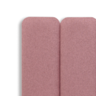 Cabeceira Solteiro Linho 100x60 Cama Box Modulada Arredondada