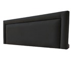Cabeceira Solteiro Lisa Diamond Painel Suede Preto 90 X 60 Rbl