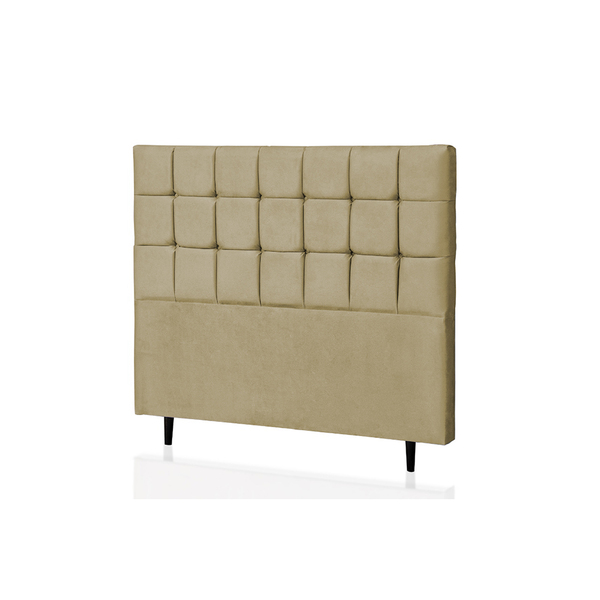 Cabeceira Solteiro Livia 90 Cm Suede Camurça - D A Decor