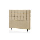 Cabeceira Solteiro Livia 90 Cm Suede Cappucino - D A Decor