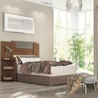 Cabeceira Solteiro Livia Savana E Grafite