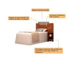 Cabeceira Solteiro Livia Savana E Grafite