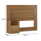 Cabeceira Solteiro London 130cm 1 Gaveta Amendola Tana Decor