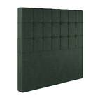 Cabeceira Solteiro Lotus - Veludo - Palladium Decor Verde Mus