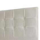 Cabeceira Solteiro Luiza 90cm Suede Bege – Fdecor