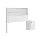 Cabeceira Solteiro Luka - Branco - Lukaliam Móveis