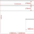 Cabeceira Solteiro Luka - Branco - Lukaliam Móveis