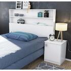 Cabeceira Solteiro Luka - Branco - Lukaliam Móveis