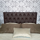 Cabeceira Solteiro Luna Corino Marrom  90 X 60 Rbl