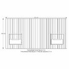 Cabeceira Solteiro Maracá Com 2 Mesas De Cabeceira E Leds Jb