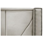 Cabeceira Solteiro Minsk P02 90 Cm Para Cama Box Linho - Amar