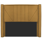 Cabeceira Solteiro Minsk P02 90 Cm Para Cama Box Suede - Amar