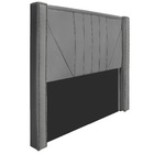 Cabeceira Solteiro Minsk P02 90 Cm Para Cama Box Suede - Amar