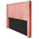 Cabeceira Solteiro Minsk P02 90 Cm Para Cama Box Suede - Amar