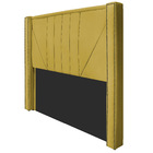 Cabeceira Solteiro Minsk P02 90 Cm Para Cama Box Suede - Amar