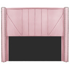 Cabeceira Solteiro Minsk P02 90 Cm Para Cama Box Suede - Doce