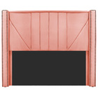 Cabeceira Solteiro Minsk P02 90 Cm Para Cama Box Suede - Doce