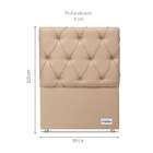 Cabeceira Solteiro Murat Bege