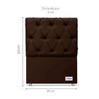 Cabeceira Solteiro Murat Marrom