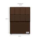 Cabeceira Solteiro Piave Ll Marrom