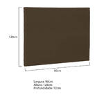 Cabeceira Solteiro Porto P04 90 Cm Suede - Amarena Móveis - M