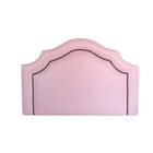 Cabeceira Solteiro Provençal Deluxe Corino Rosa Tacha Fumê