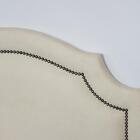 Cabeceira Solteiro Provençal Luxo 90x60 Suede Off White - Tac