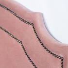 Cabeceira Solteiro Provençal Luxo Dupla 90x60 Veludo Rosê - T