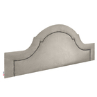 Cabeceira Solteiro Provence Com Tachas Suede Bege 90 X 60